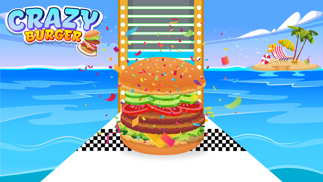 Crazy Burger 3D - Gameplay image of android game