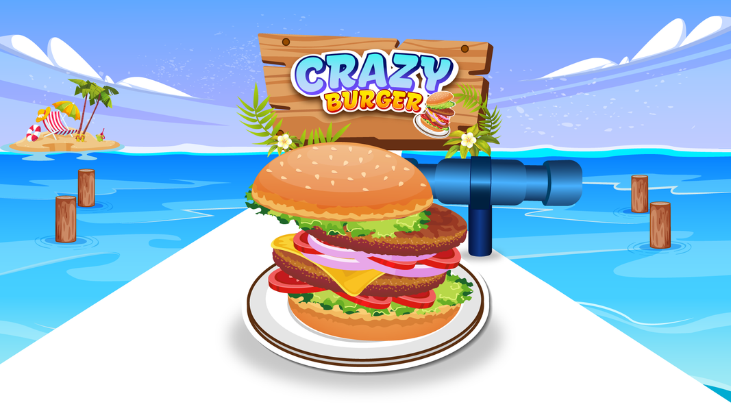 Crazy Burger 3D - Gameplay image of android game