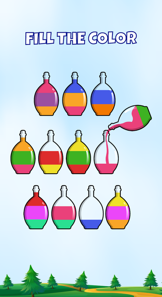 Water Color Sort Puzzle Game - Image screenshot of android app