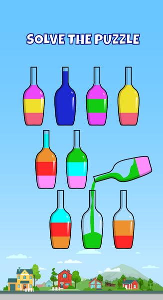 Water Color Sort Puzzle Game - Image screenshot of android app