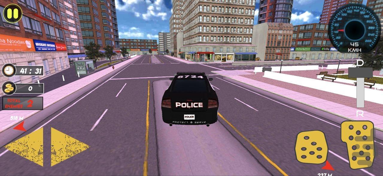 بازی ماشین پلیس - Gameplay image of android game