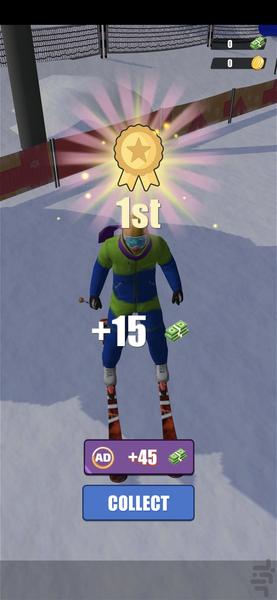 اسکی بازی 🔰 - Gameplay image of android game