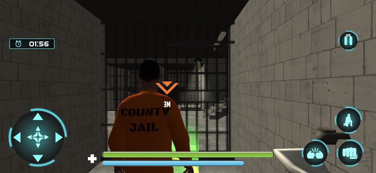 بازی فرار از زندان - Gameplay image of android game
