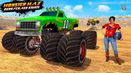 Monster Max Derby Crash Stunts - Image screenshot of android app