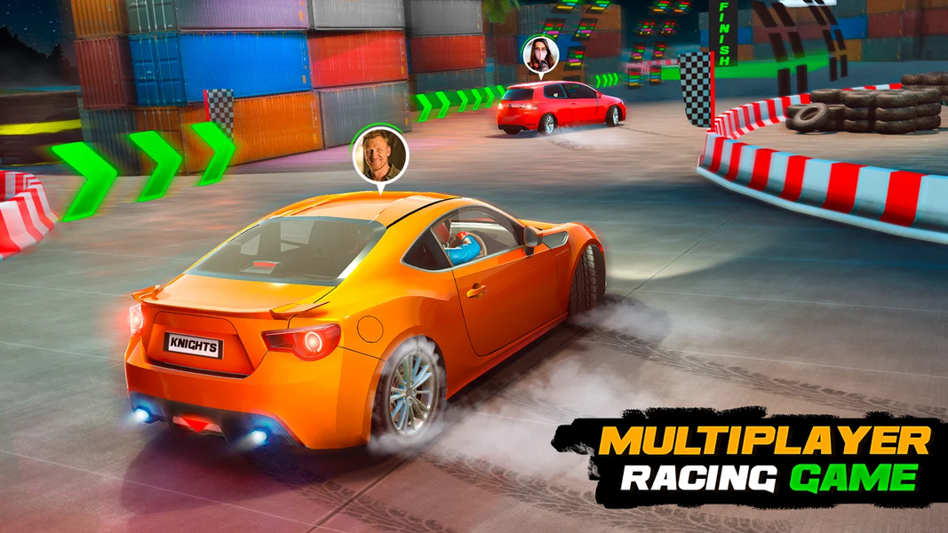 Multiplayer Car Drift Racing - Gameplay image of android game