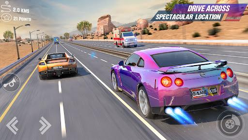 Real Highway Car Racing Game - Gameplay image of android game