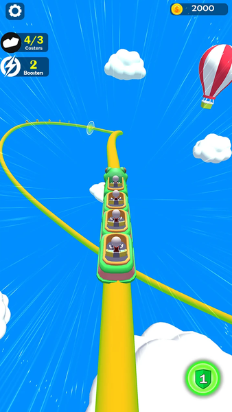 Clash Roller Coaster Game ۳D - عکس بازی موبایلی اندروید