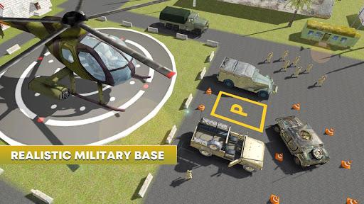Offroad Army Parking Simulator - Image screenshot of android app