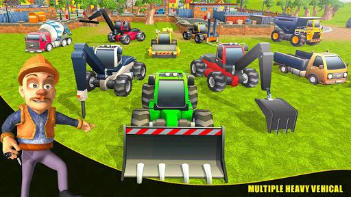 Heavy Construction Machine Sim - Gameplay image of android game