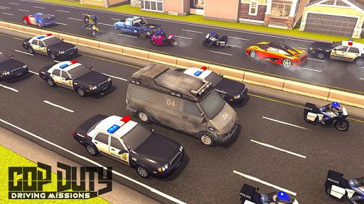 Police Car Vehicle Driving Sim - Image screenshot of android app