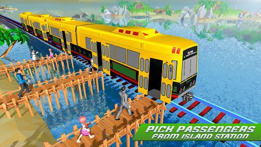 Island Train Cargo Transport - Gameplay image of android game