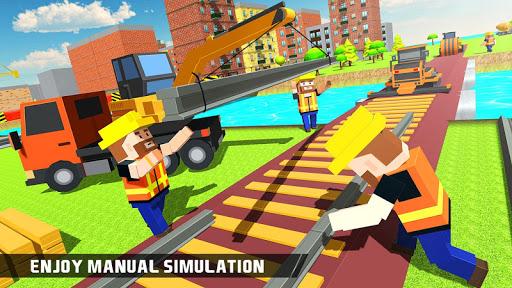 Train Track Builder & Craft 3D - Gameplay image of android game