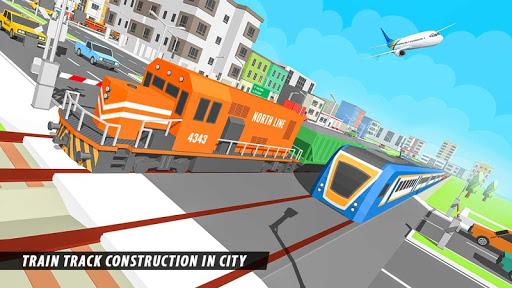 Train Rail Road Construction - Gameplay image of android game