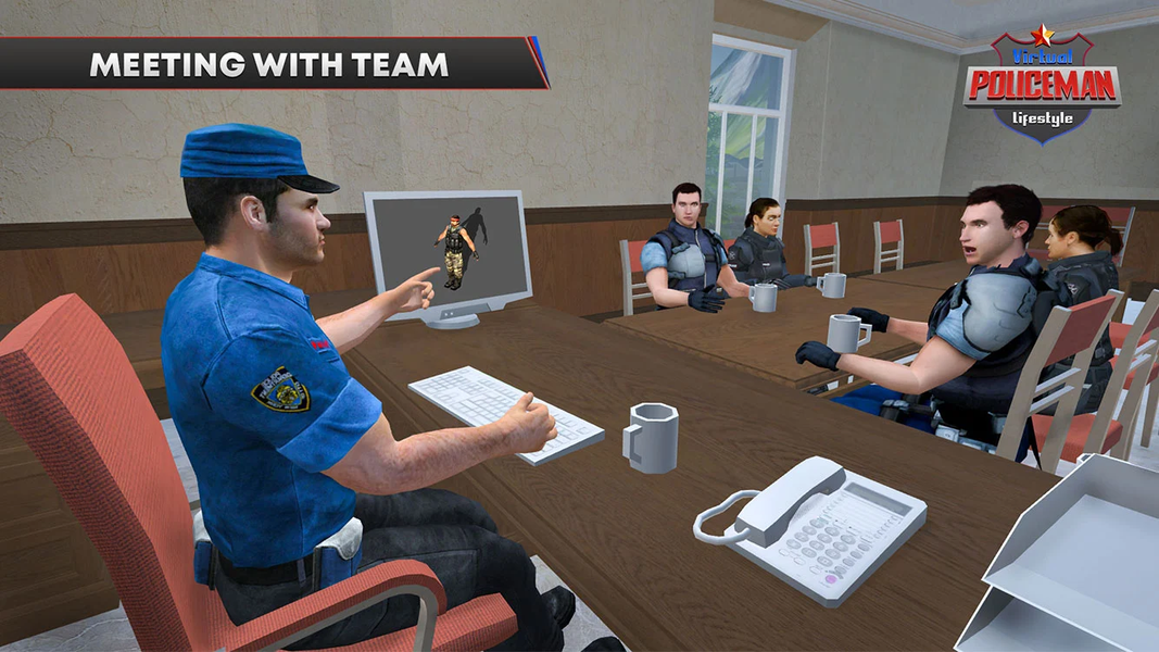Virtual Police Officer Life 3D - عکس بازی موبایلی اندروید