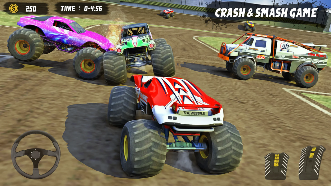 Demolition Derby Truck Games - Gameplay image of android game