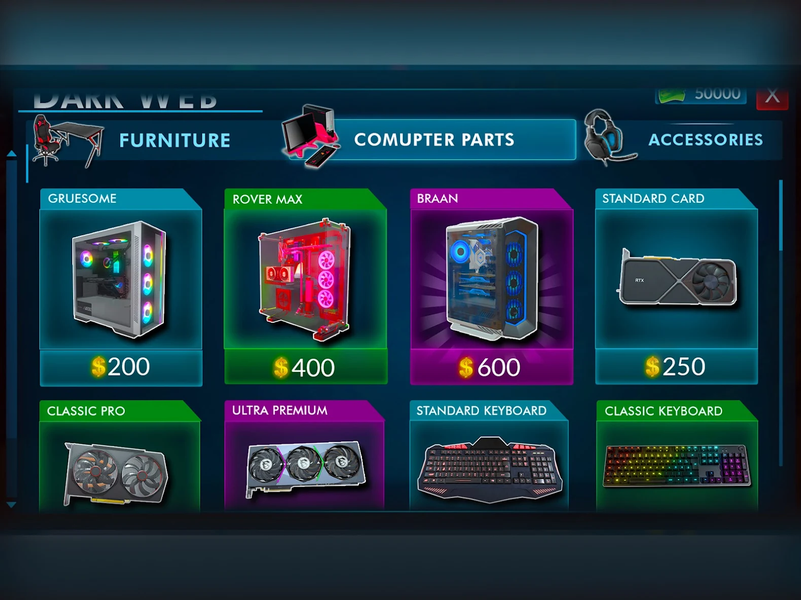 Internet Gamer Cafe Simulator - عکس بازی موبایلی اندروید