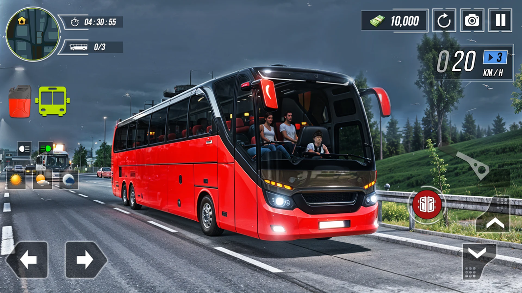 City Bus Driving and Racing - Gameplay image of android game