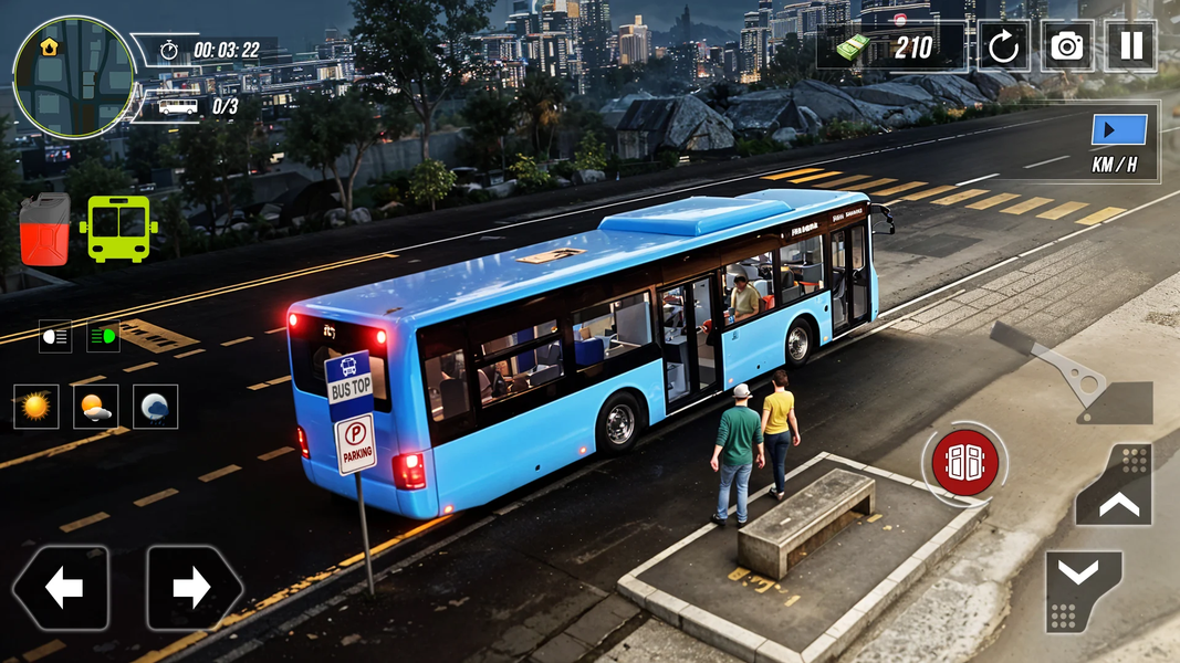 City Bus Driving and Racing - Gameplay image of android game