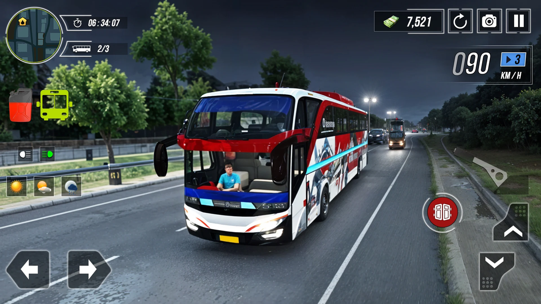 City Bus Driving and Racing - Gameplay image of android game