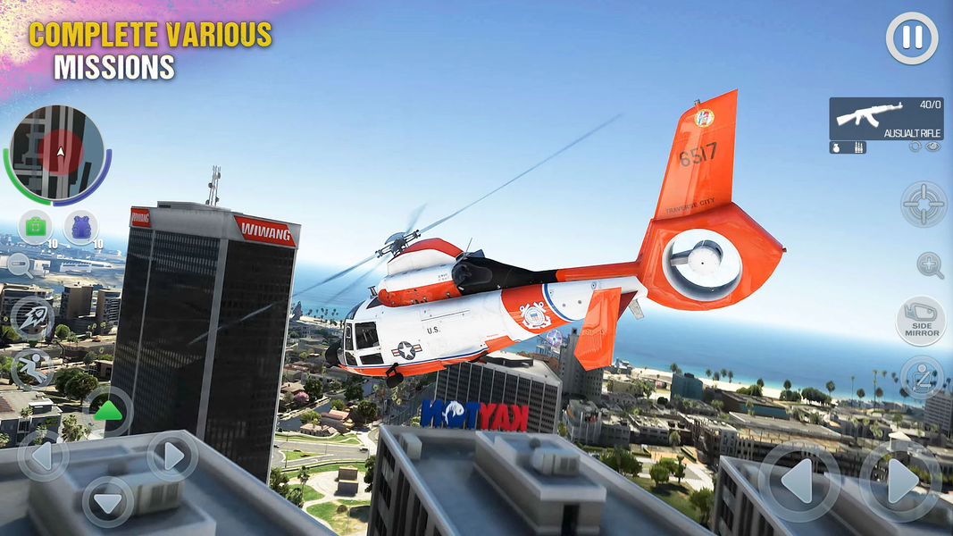 Gangster Game City Crime Mafia - Gameplay image of android game