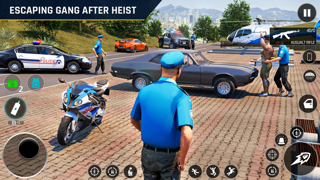 Gangster Game City Crime Sim - Gameplay image of android game