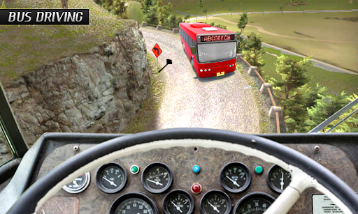 Indian Bus Driving Game Bus 3D - Gameplay image of android game