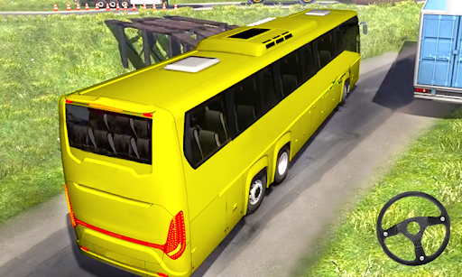 Indian Bus Driving Game Bus 3D - Gameplay image of android game