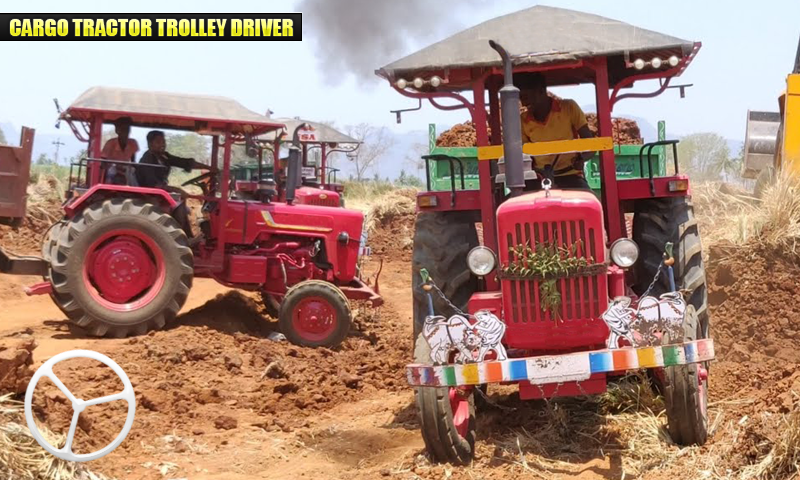Indian Tractor Trolley Sim Gam - Image screenshot of android app