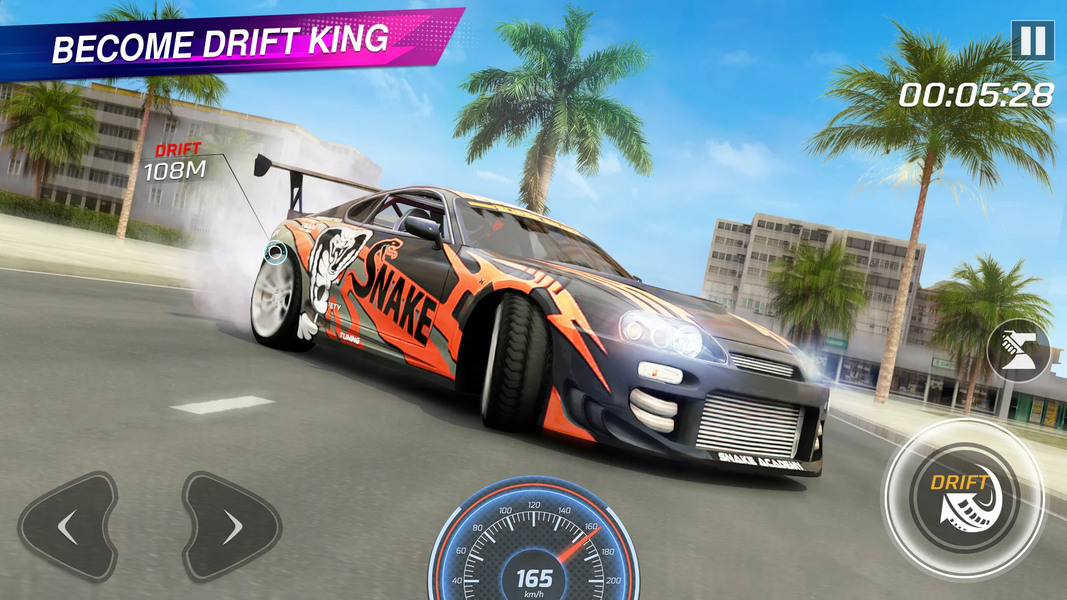 Extreme Car Driving: Car Drift - Gameplay image of android game