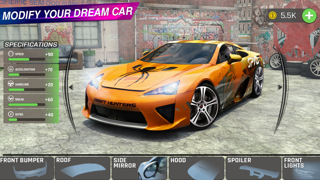Extreme Car Driving: Car Drift - Gameplay image of android game