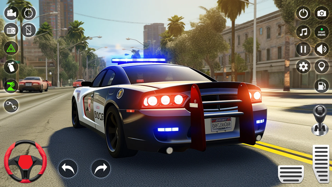 Cop Car Parking: Driving Games - Gameplay image of android game