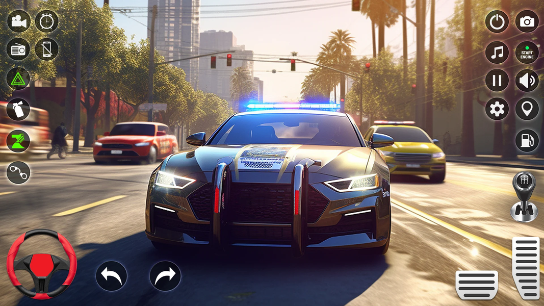 Cop Car Parking: Driving Games - Gameplay image of android game
