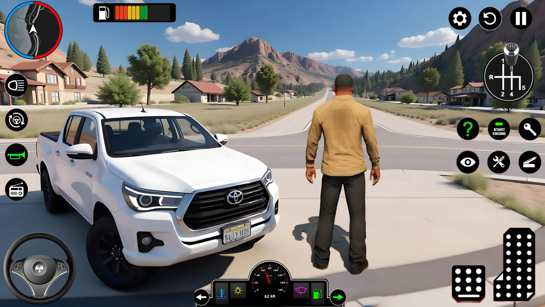 Long Road Trip Car Sim Drive - عکس بازی موبایلی اندروید