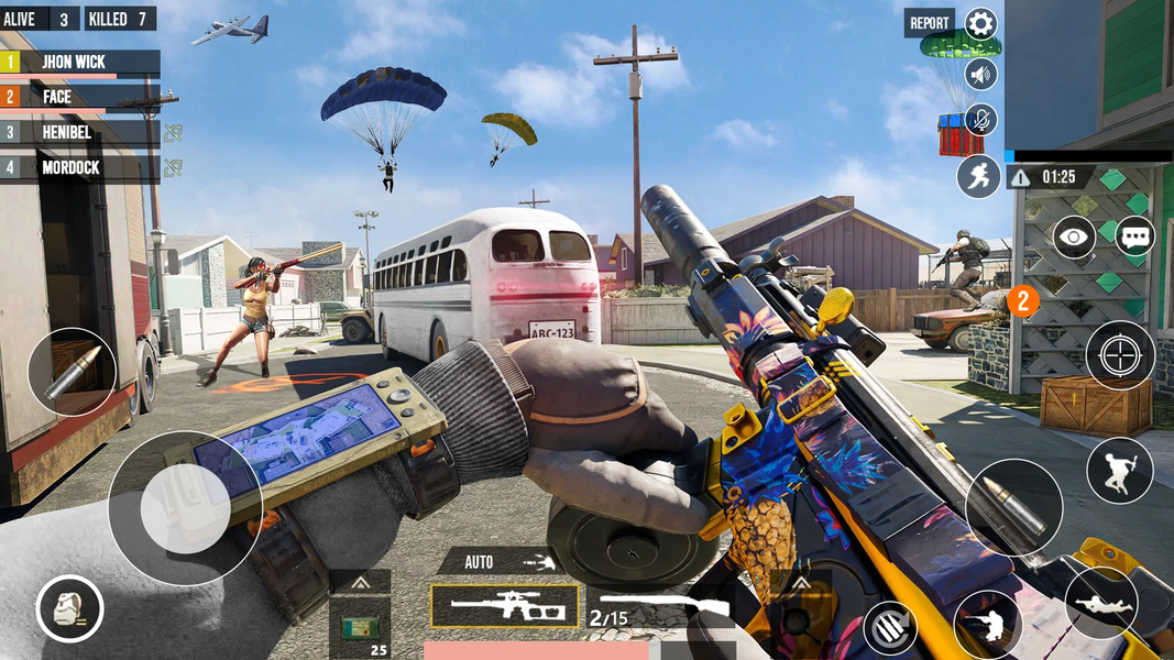 US Army Attack Shooting Games - Gameplay image of android game