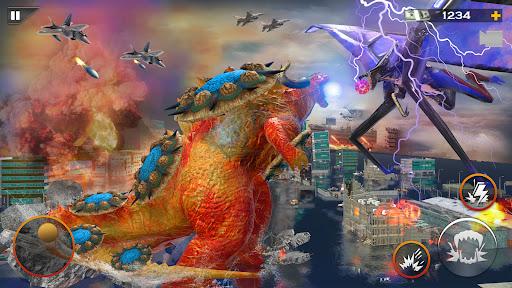 Monster Dinosaur Rampage Game - عکس بازی موبایلی اندروید