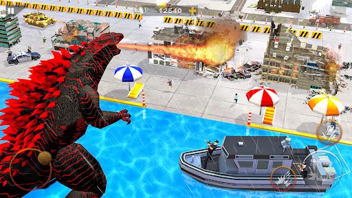 Monster Dinosaur Rampage Game - عکس بازی موبایلی اندروید