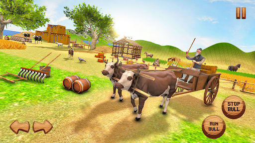 Real Farming Tractor Simulator - Gameplay image of android game