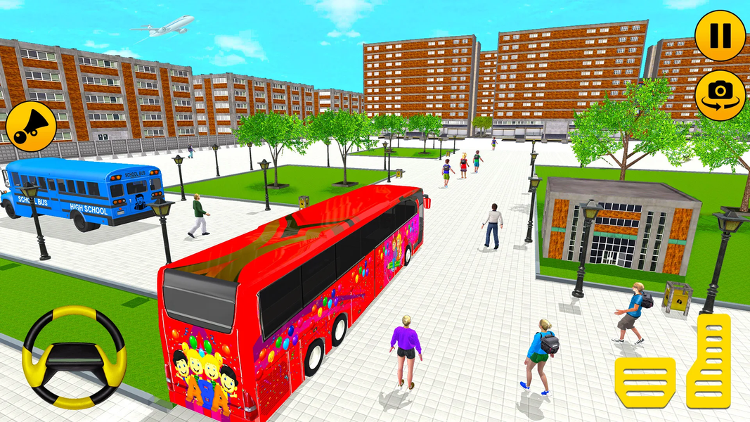 City School Bus GamesSimulator - Gameplay image of android game
