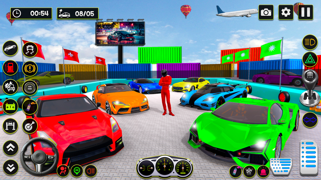 Mega Ramp Stunts: GT Car games - Gameplay image of android game