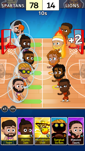 Idle Five Basketball tycoon - Gameplay image of android game