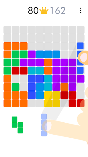 100 Blocks Puzzle - Gameplay image of android game