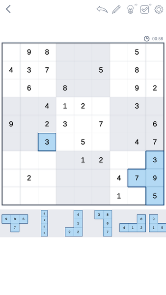 Sawdoku - Sudoku Block Puzzle - عکس بازی موبایلی اندروید