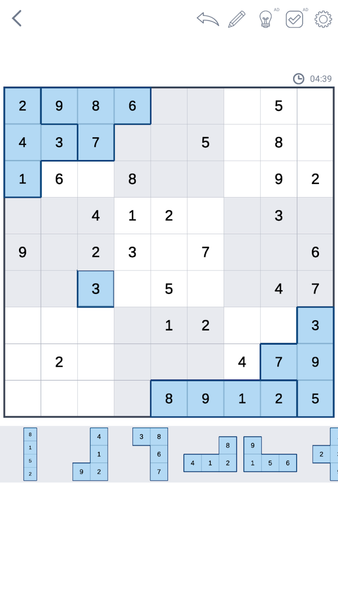 Sawdoku - Sudoku Block Puzzle - عکس بازی موبایلی اندروید