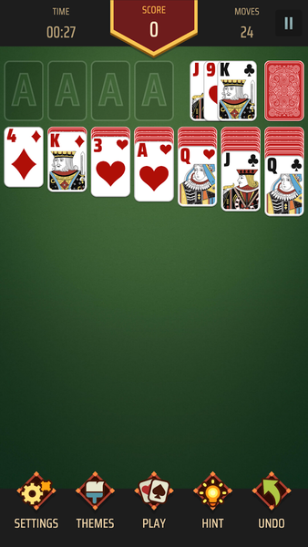 Solitaire - Gameplay image of android game