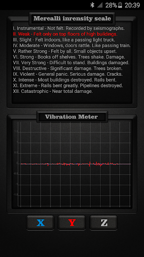 Vibration Meter - عکس برنامه موبایلی اندروید
