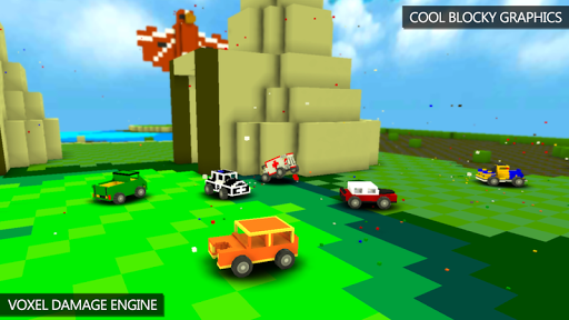 Blocky Demolition Derby - Gameplay image of android game