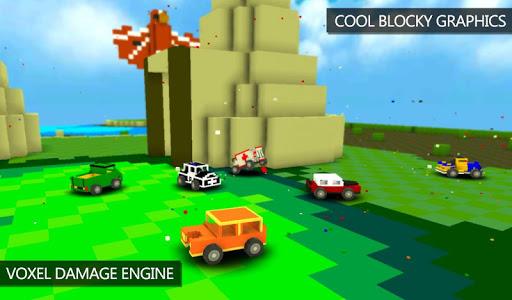 Blocky Demolition Derby - Gameplay image of android game