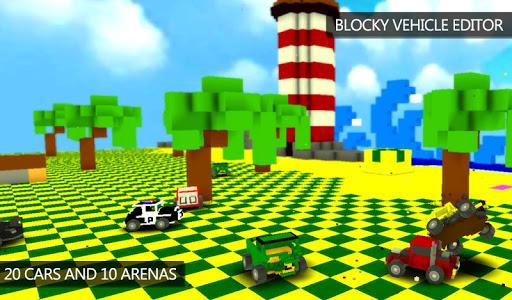 Blocky Demolition Derby - Gameplay image of android game