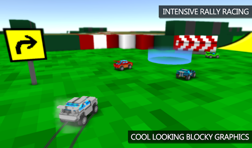 Blocky Rally Racing - Gameplay image of android game