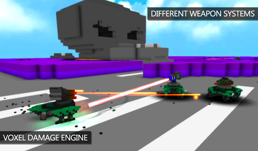 Blocky War Machines - Gameplay image of android game